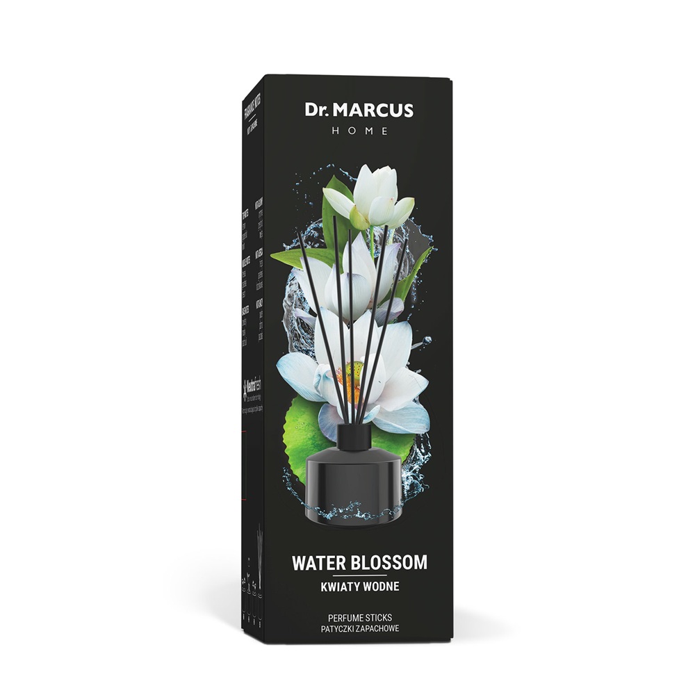 Dr. Marcus pálcikás otthoni illatosító vízvirág illat – 100 ml (GL-DRM07728)1