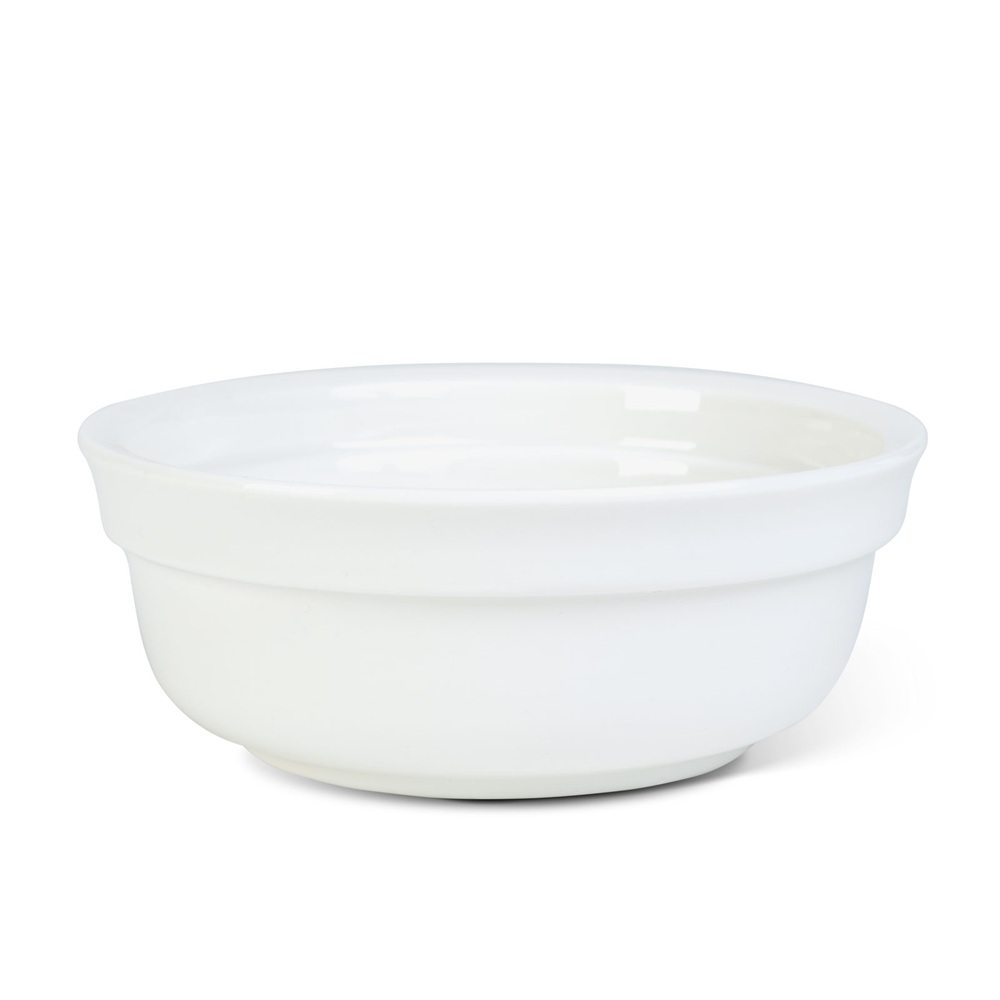 Emelt kutya- és macska etetőtál kerámia tálakkal – kényelmes etetőállvány, fehér, 30×14×7,5cm (GL-60058)1