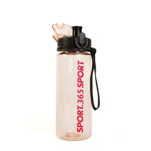 Sport kulacs 600 ml – átlátszó műanyag vizespalack, 3 színben (GL-57211) - Image 6