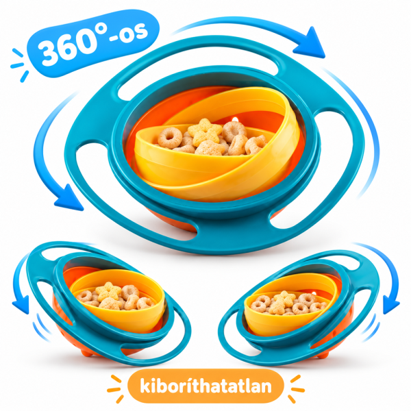 Gravitációs etetőtál babáknak – 360°-os (EB-PND-9628)5