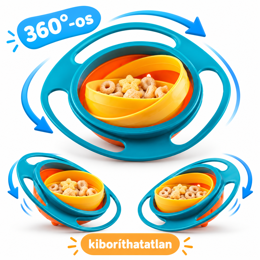 Gravitációs etetőtál babáknak – 360°-os (EB-PND-9628)5