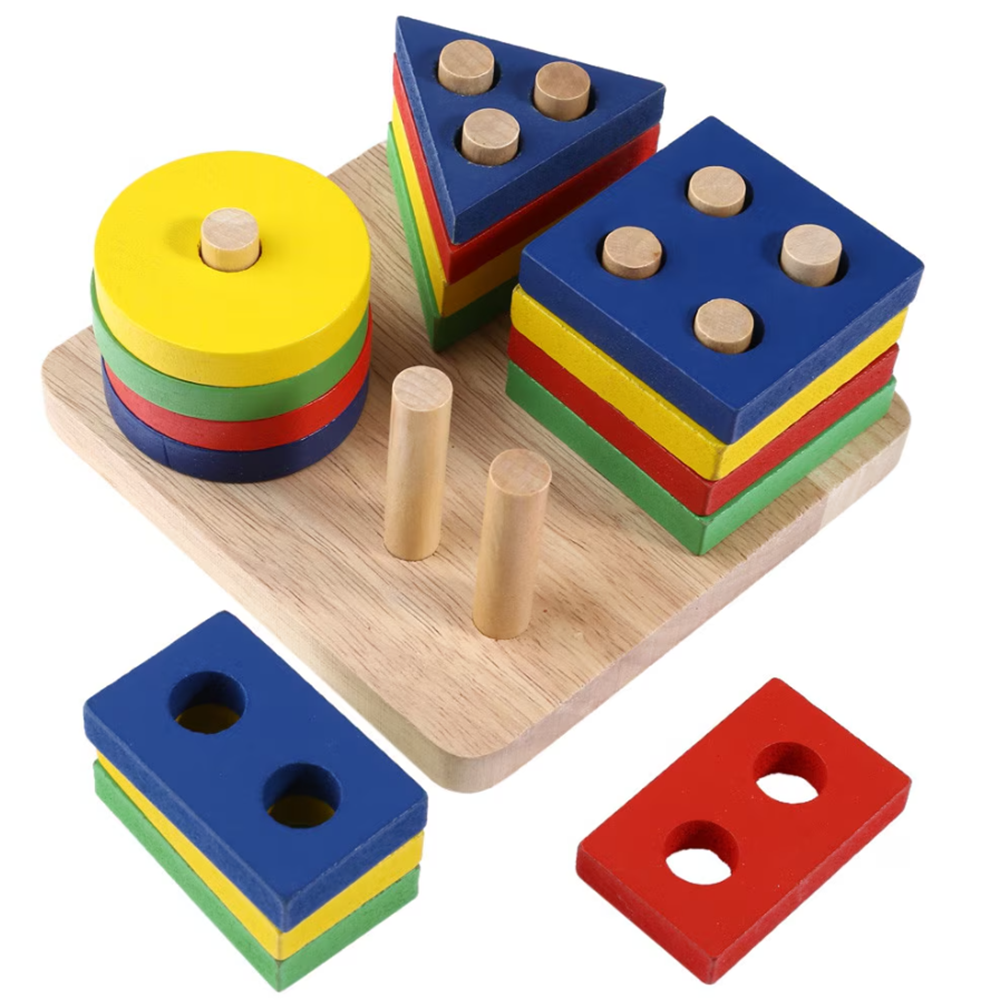 Montessori fa készségfejlesztő játék 16 részes (EB-MB-11112, ECG01111P)2