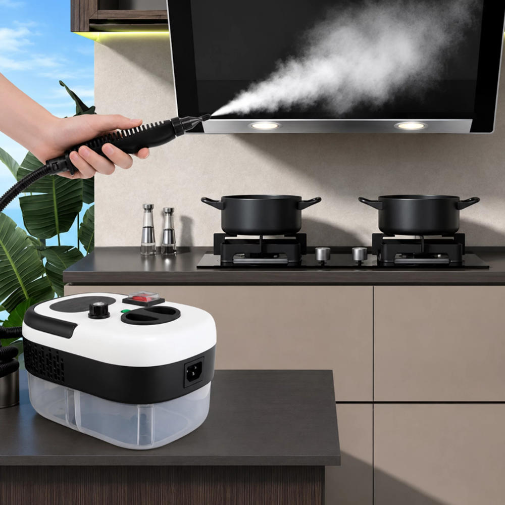 Nagy teljesítményű gőztisztító 2500W – univerzális tisztítógép otthoni takarításhoz (BBRLB1810)