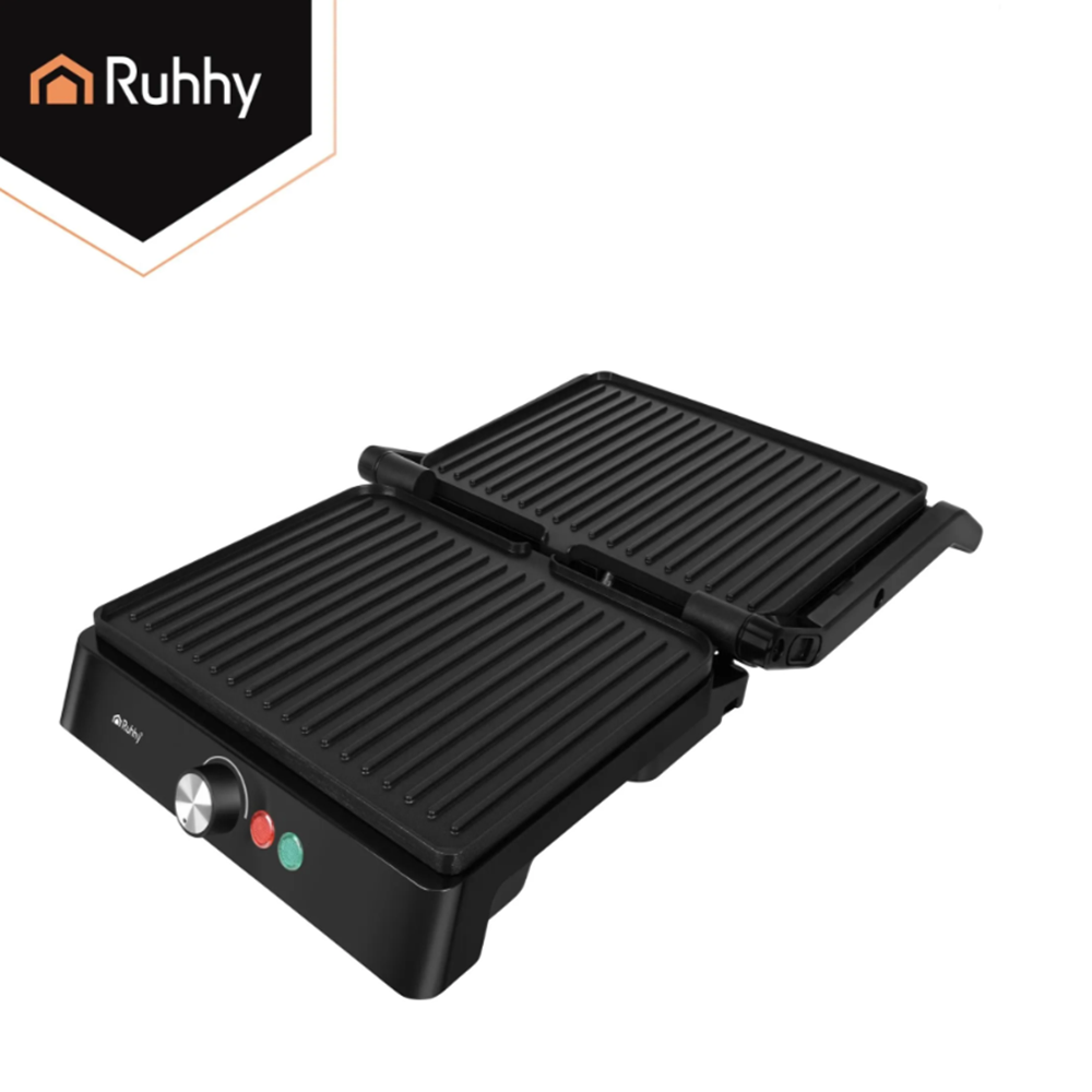 Ruhhy elektromos grillsütő 2000 W – praktikus asztali grill húsokhoz és zöldségekhez (WNDR26176)3