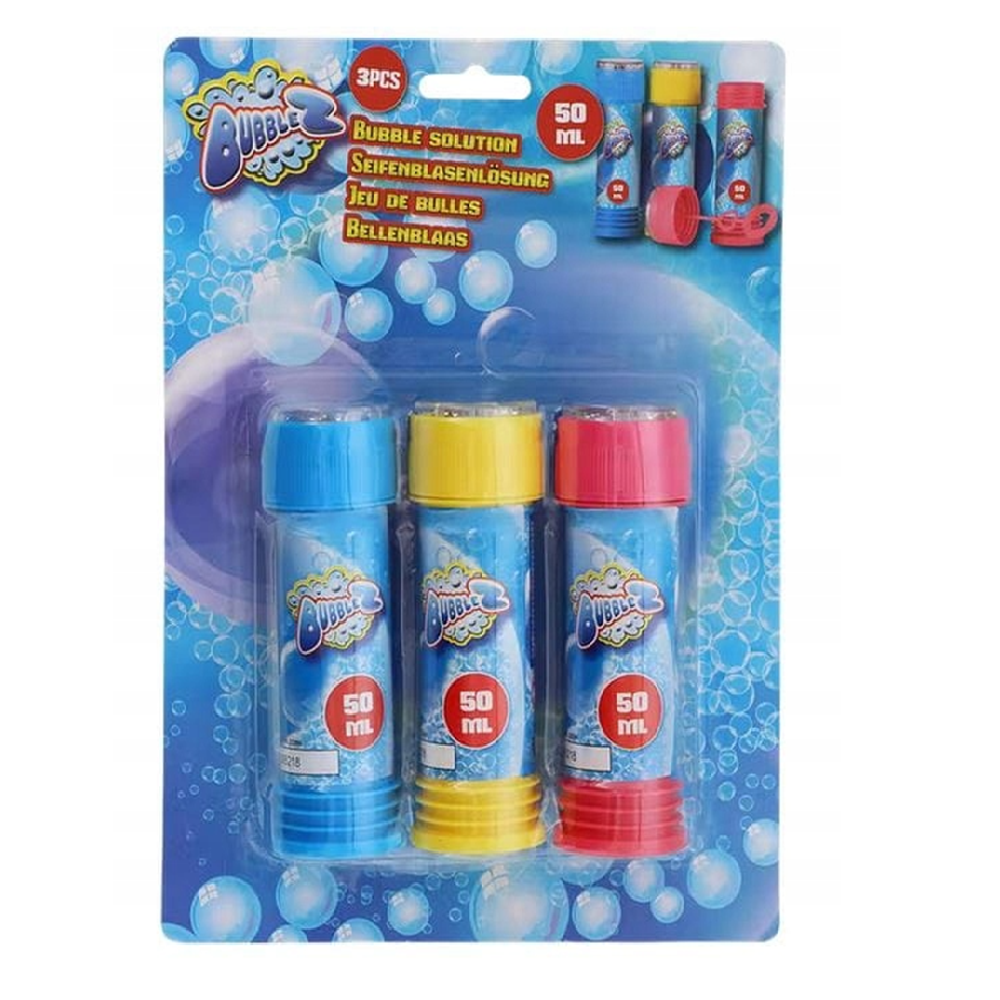 BubbleZ szappanbuborék szett – 3 × 50 ml – 3 éves kortól (EDC)1