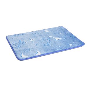 Foszforeszkáló dinoszaurusz mintás kék szőnyeg (GL-BW2061B) - 3. kép