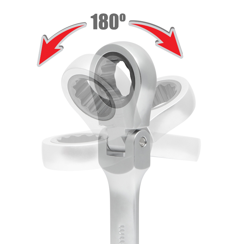 Racsnis csillag-villáskulcs 23 mm – króm-vanádium acél (EDC)4