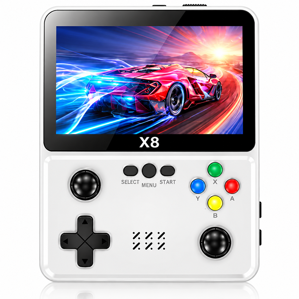 X8 hordozható retro játékkonzol – 4” IPS HD kijelző (BBV)8